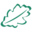 A stylized oak leaf in a cheerful green color